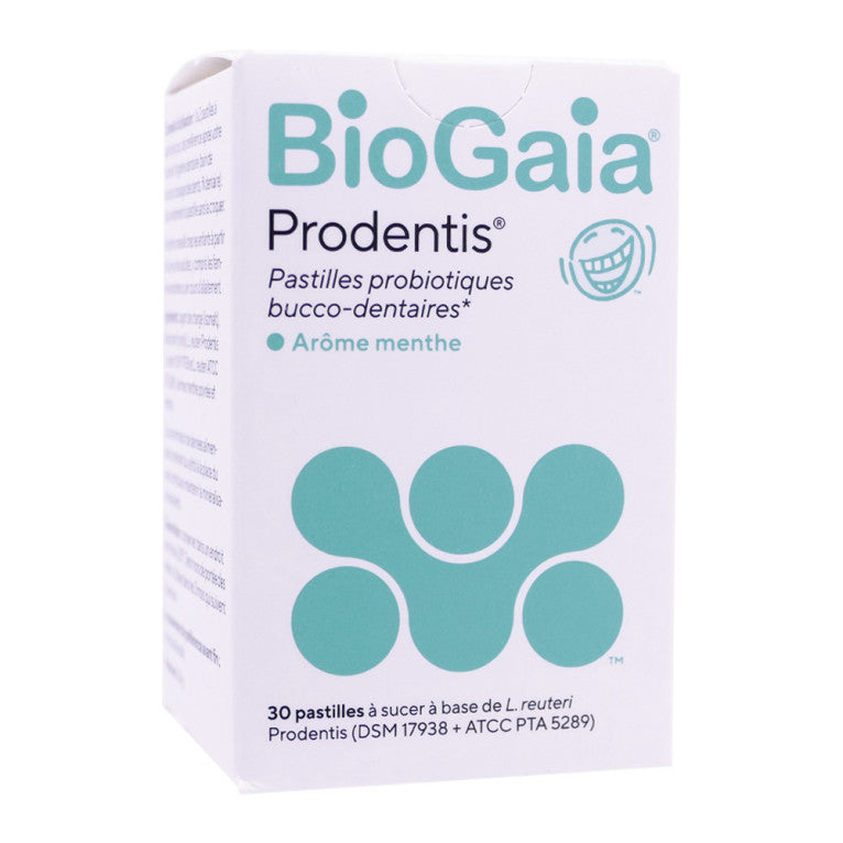 BIOGAIA PRODENTIS 30 PASTILLES ARÔME MENTHE